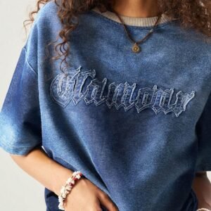 Cozy Blue Knit Tee