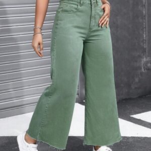 Olive Wide Pants