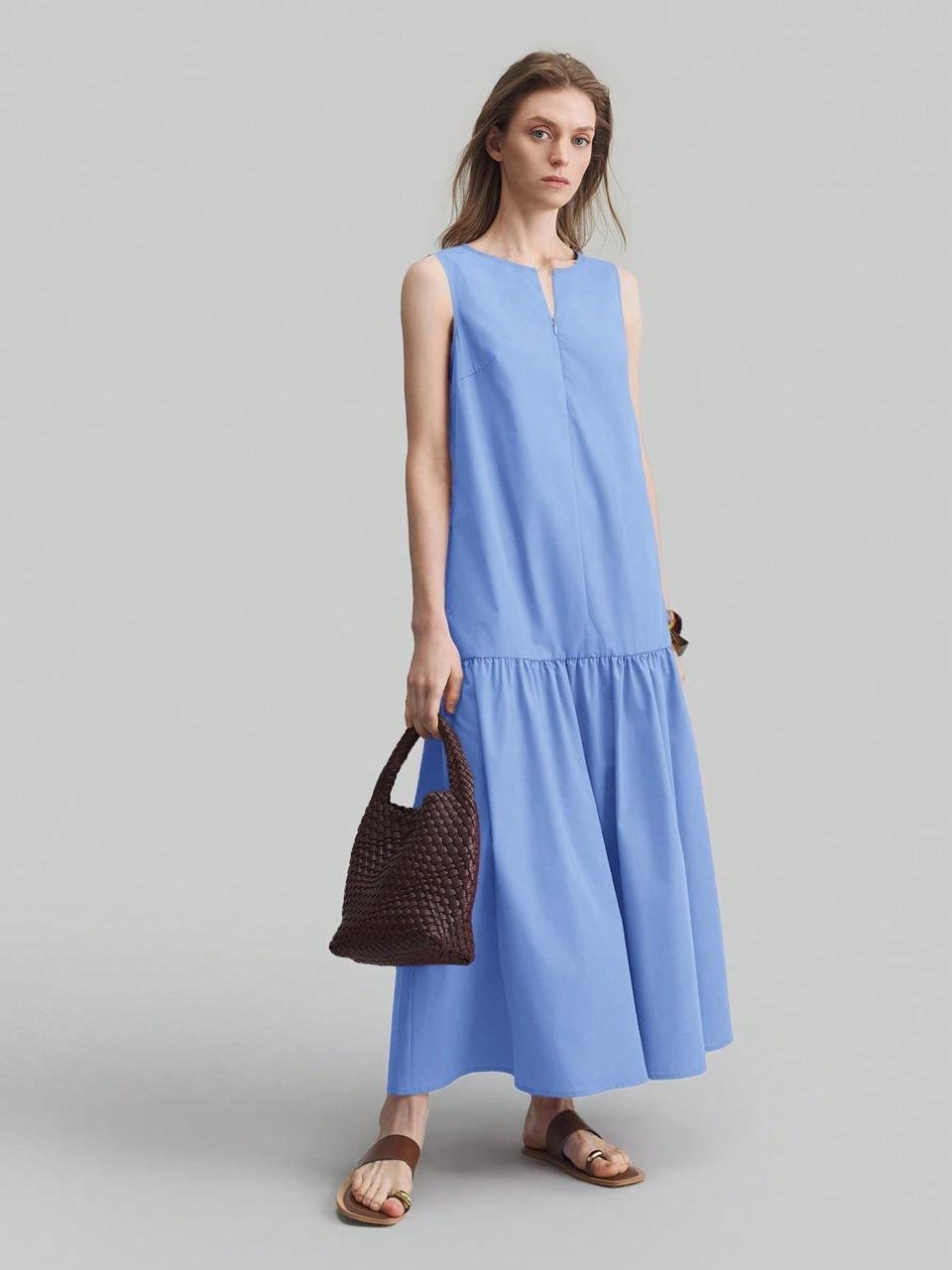 Light Blue Long Frock
