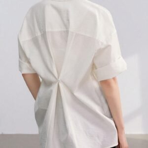 Back Tie White Top