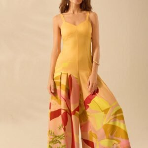 Yellow Tropical Dress