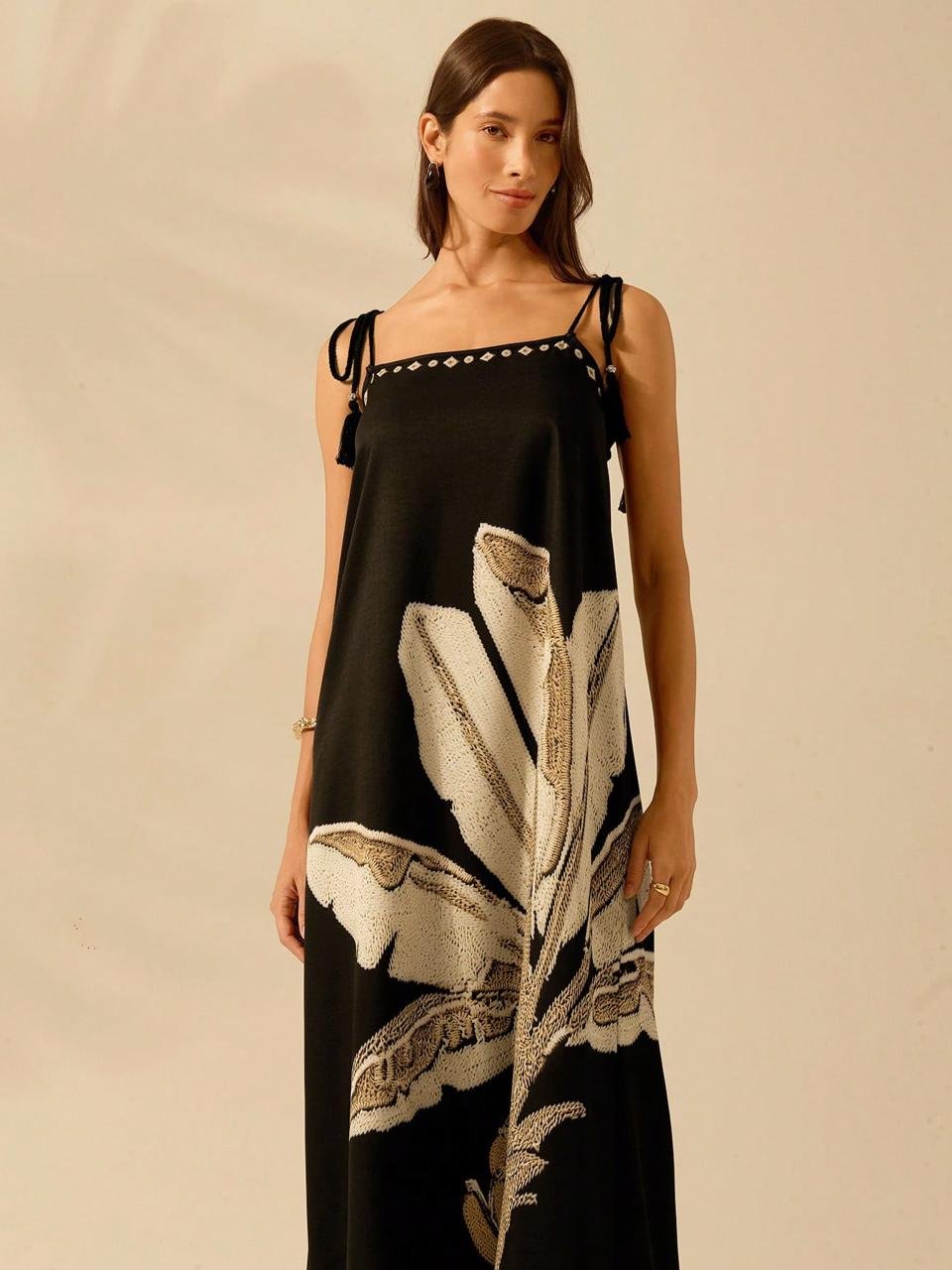 Palm Leaf Tube Maxi