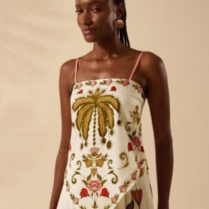 Green Tribal Tube Dress