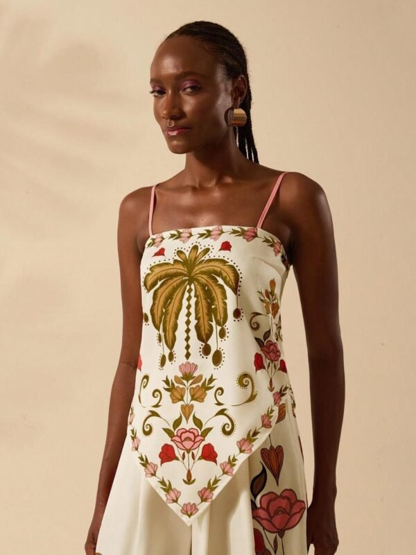 Green Tribal Tube Dress