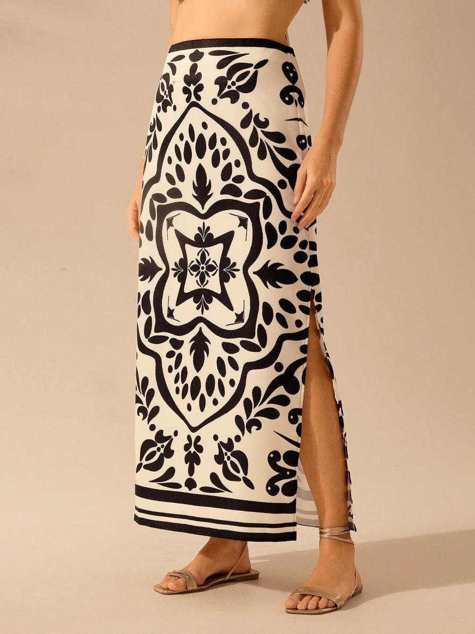 Print Tube Skirt